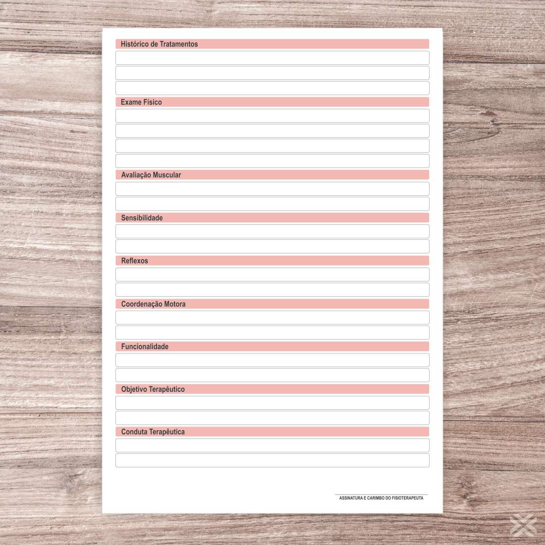 Ficha Avaliação Fisioterapeuta 09102 - Imagem 3
