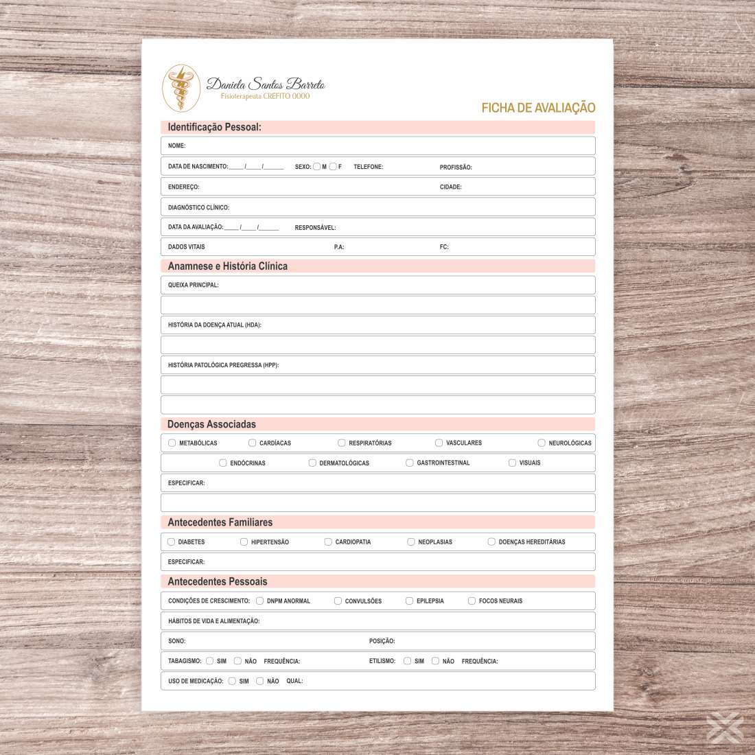 Ficha Avaliação Fisioterapeuta 09103 - Imagem 2