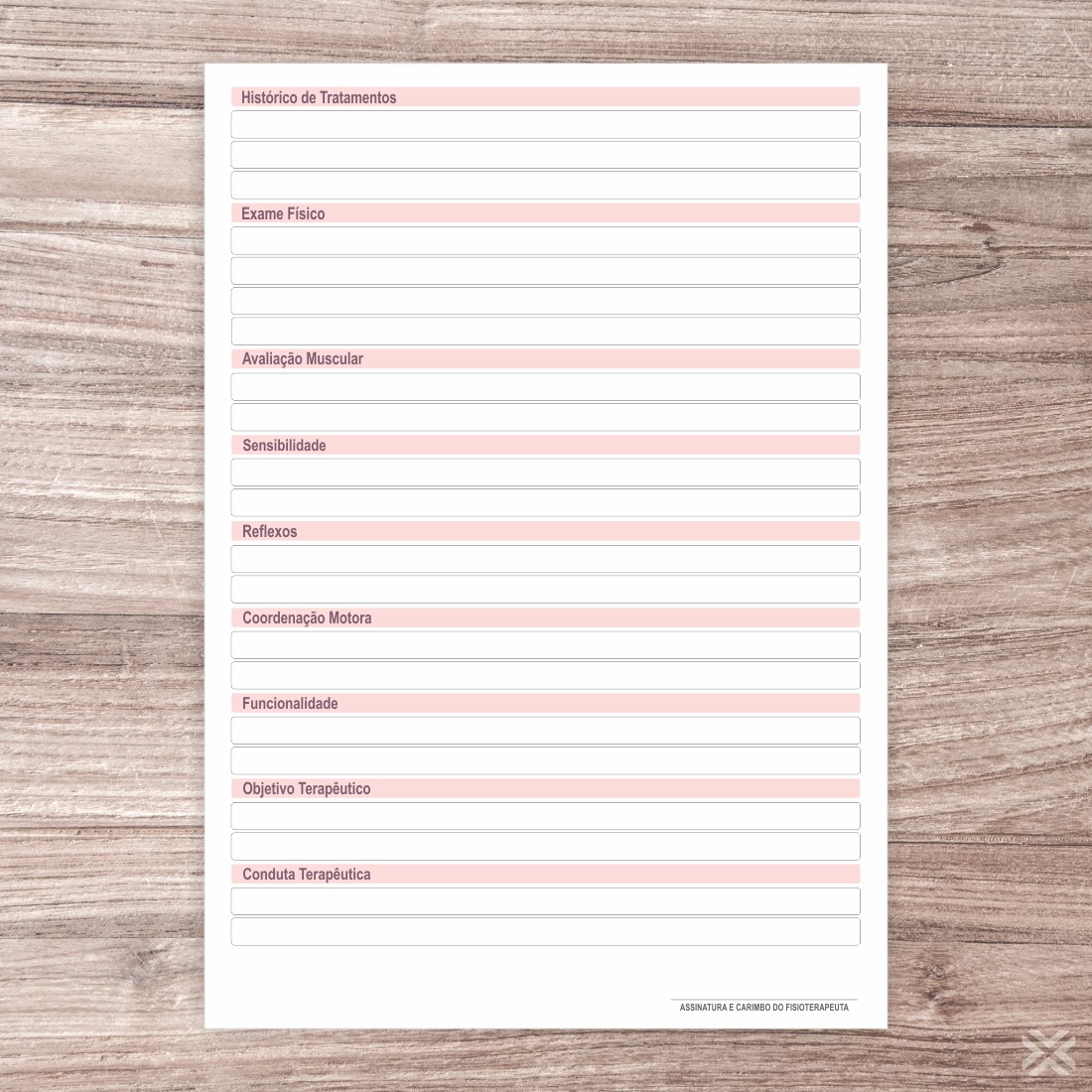 Ficha Avaliação Fisioterapeuta 0939 - Imagem 3