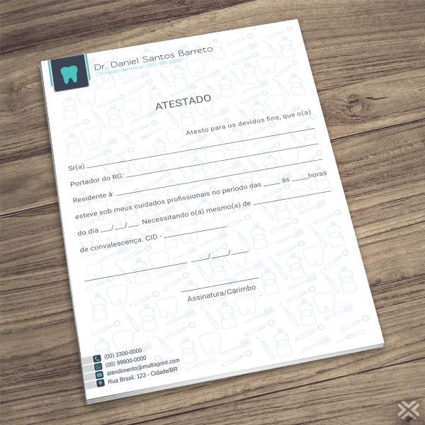 Atestado Dentista 0614