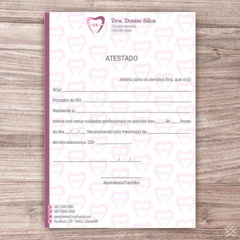 Atestado Dentista 0645 - Imagem 2
