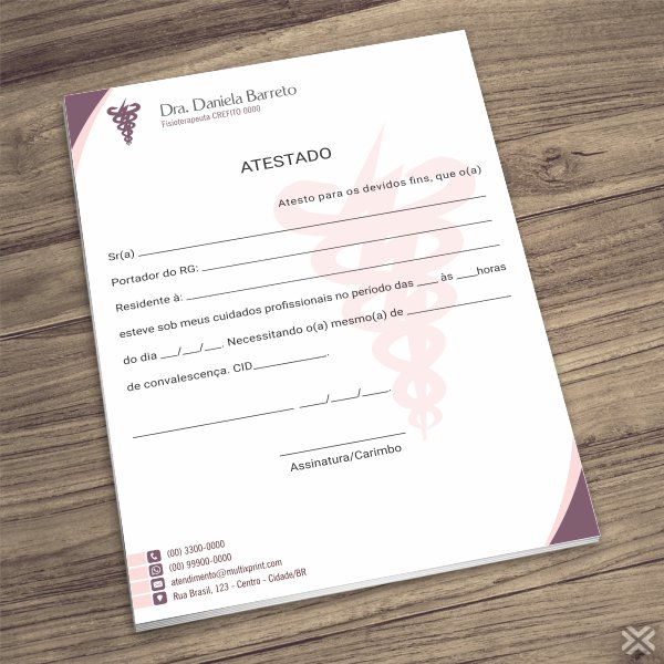 Atestado Fisioterapeuta 0939