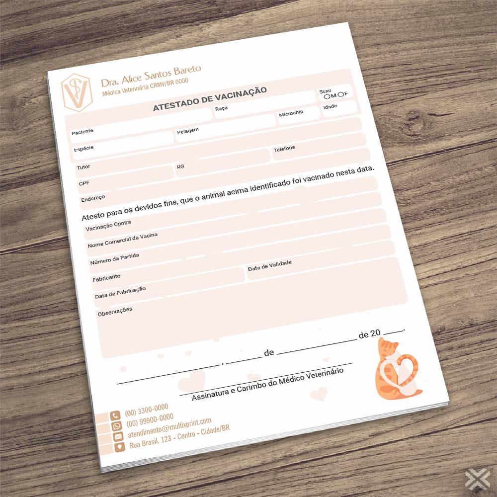 Atestado de Vacinação 3042