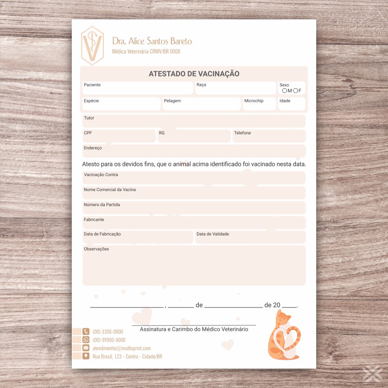 Atestado de Vacinação 3042 - Imagem 2