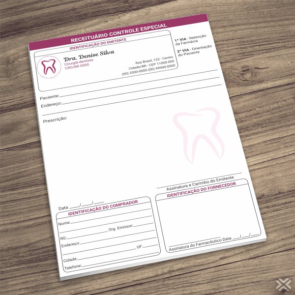 Controle Especial Dentista 0619