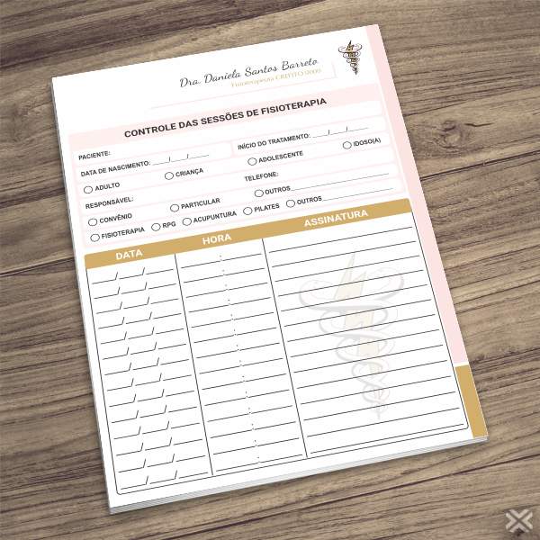 Controle de Sessões Fisioterapeuta 0909