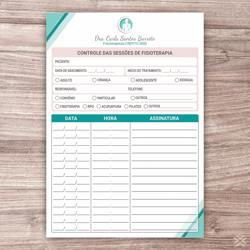 Controle de Sessões Fisioterapeuta 09106 - Imagem 2