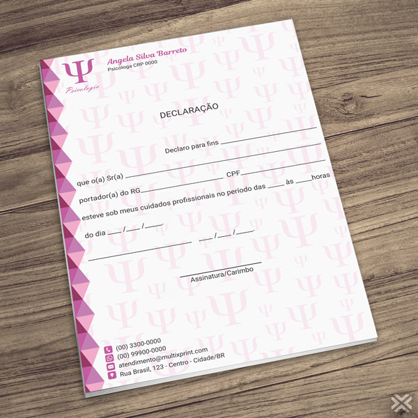 Declaração Psicólogo 2728