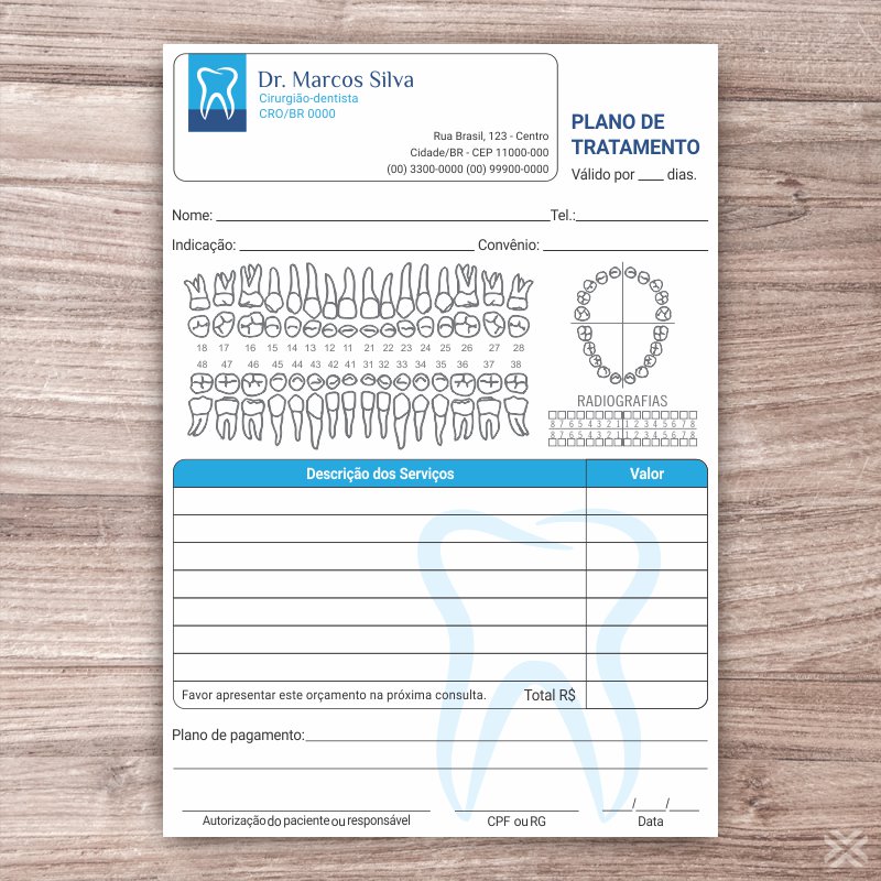 Plano de Tratamento Dentista 0602 - Imagem 2