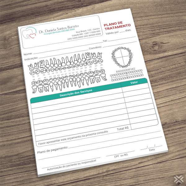 Plano de Tratamento Dentista 0679
