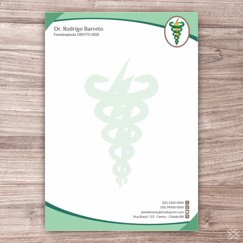 Receituário Fisioterapeuta 0929 - Imagem 2