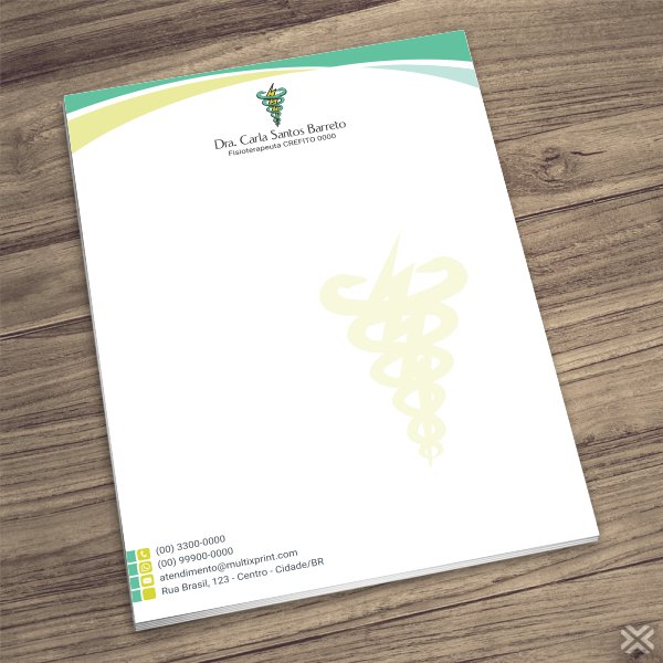 Receituário Fisioterapeuta 0968