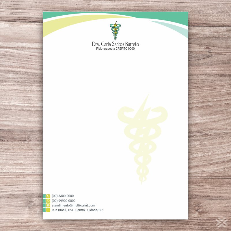 Receituário Fisioterapeuta 0968 - Imagem 2