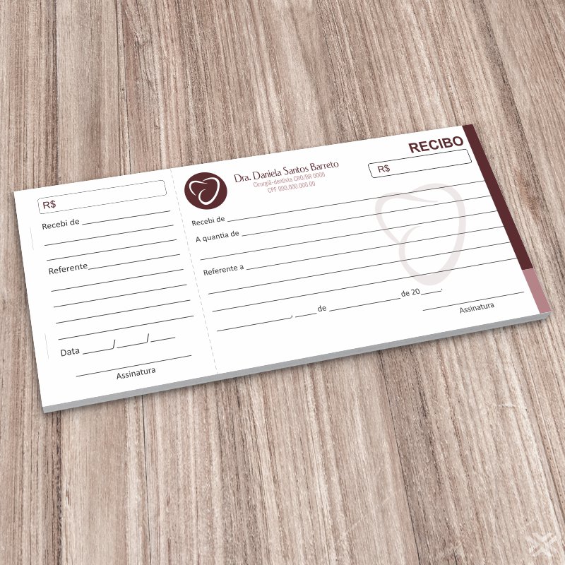 Recibo Dentista 0635