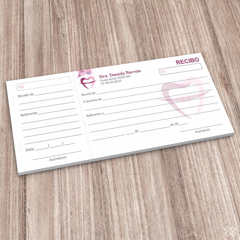 Recibo Dentista 0639