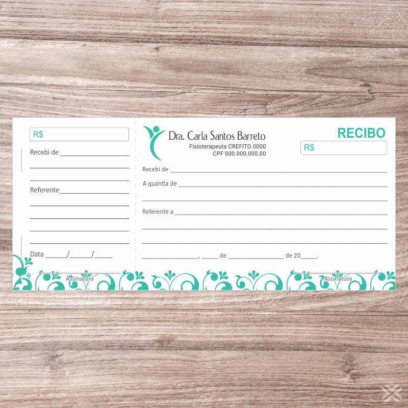 Recibo Fisioterapeuta 0946 - Imagem 2