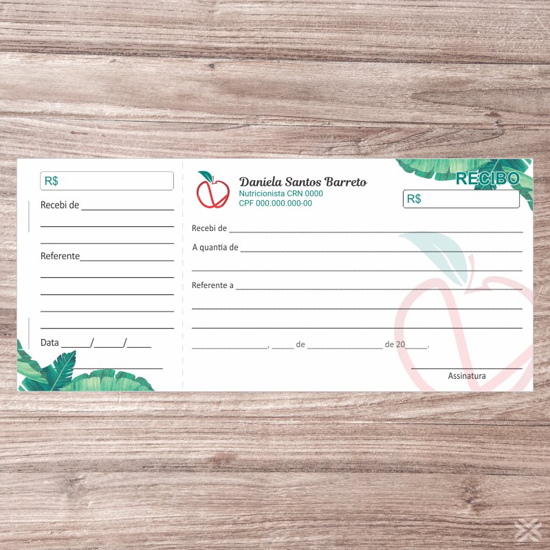 Recibo Nutricionista 2406 - Imagem 2