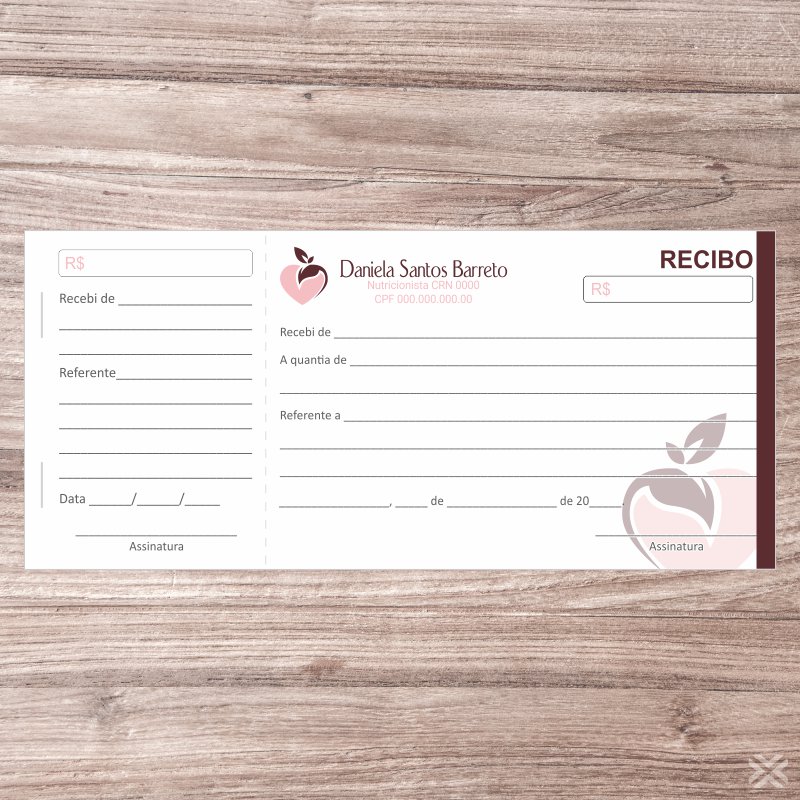 Recibo Nutricionista 2450 - Imagem 2