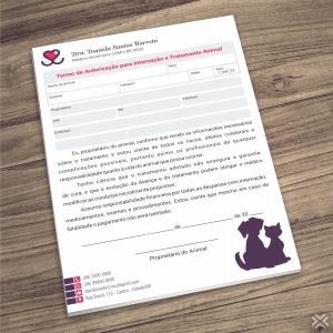 Termo Internação Veterinário 3058