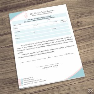 Termo Retirada Veterinário 3047