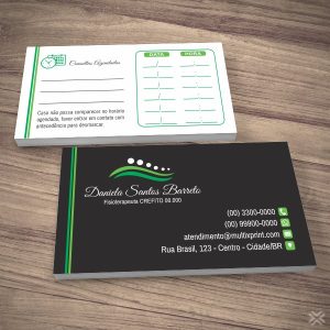Cartão Agendamento Fisioterapeuta 0984