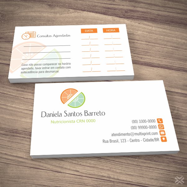 Cartão Agendamento Nutricionista 2429