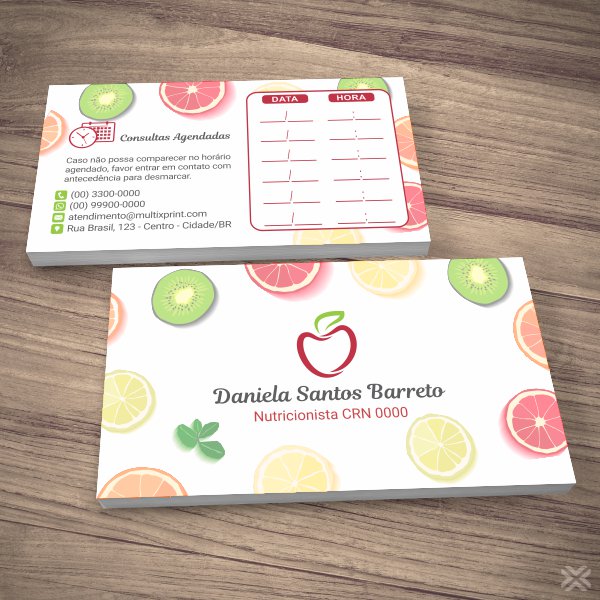 Cartão Agendamento Nutricionista 2467