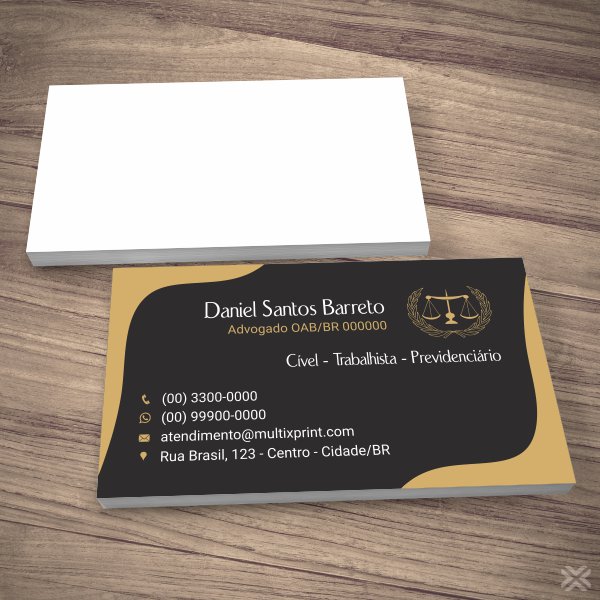 Cartão de Visita Advogado 0143