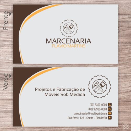 Cartão de Visita Marcenaria 1910 - MultixPrint