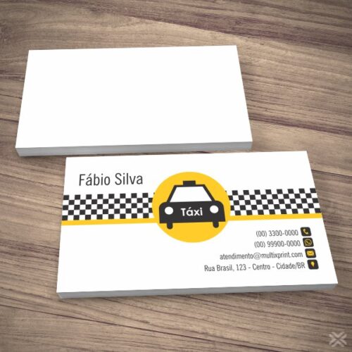 Cartões de Visita para Taxistas, Criativos e Elegantes