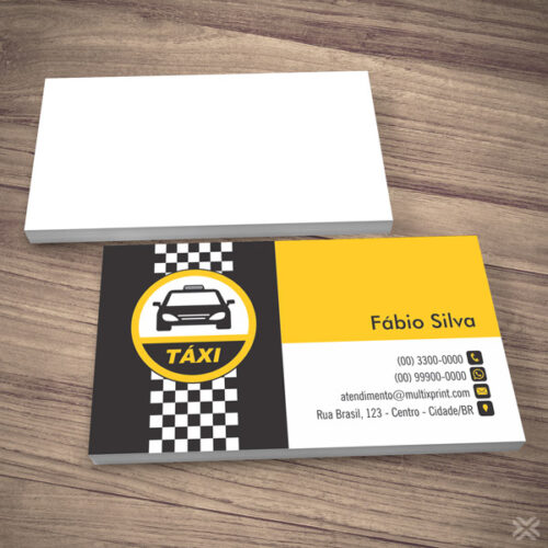 Cartões de Visita para Taxistas, Criativos e Elegantes