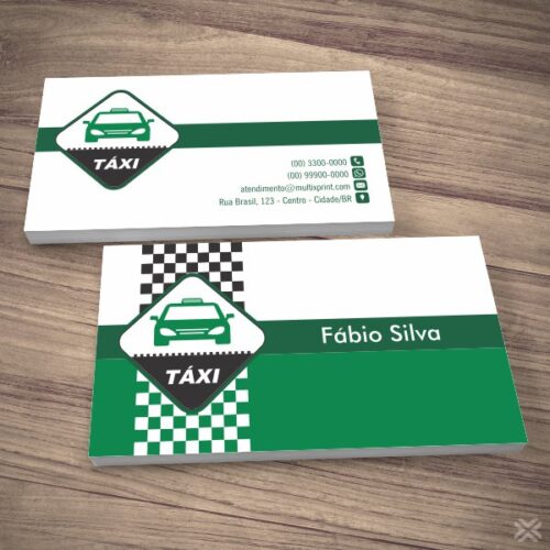 Cartões de Visita para Taxistas, Criativos e Elegantes