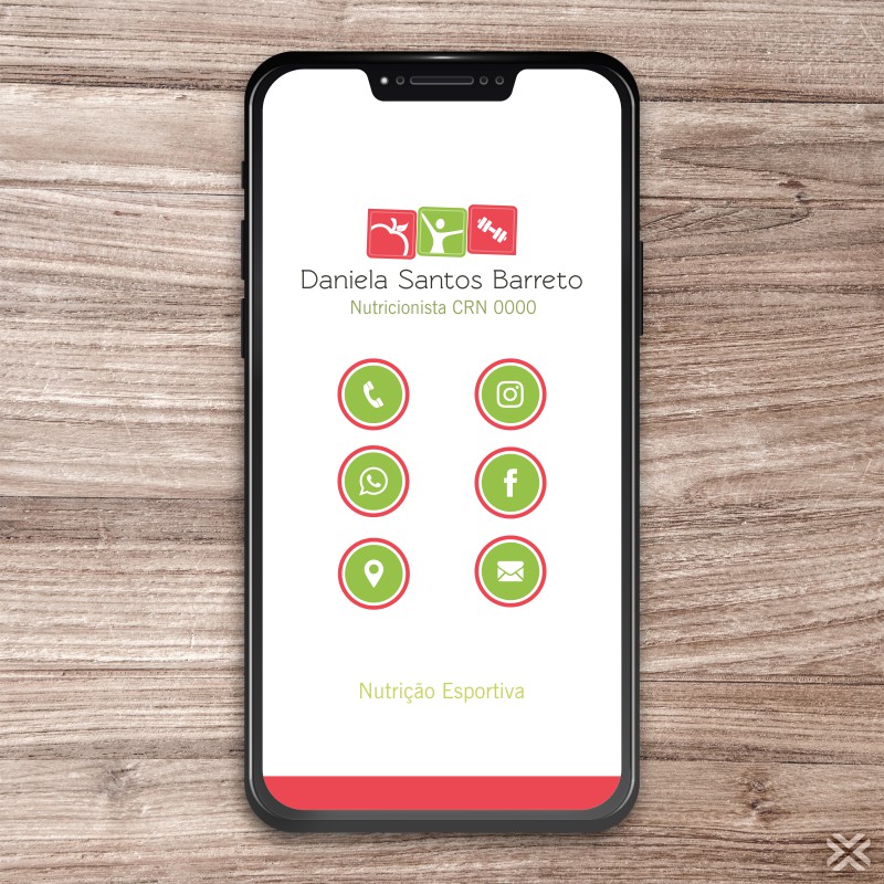 Cartão Digital Nutricionista 2431