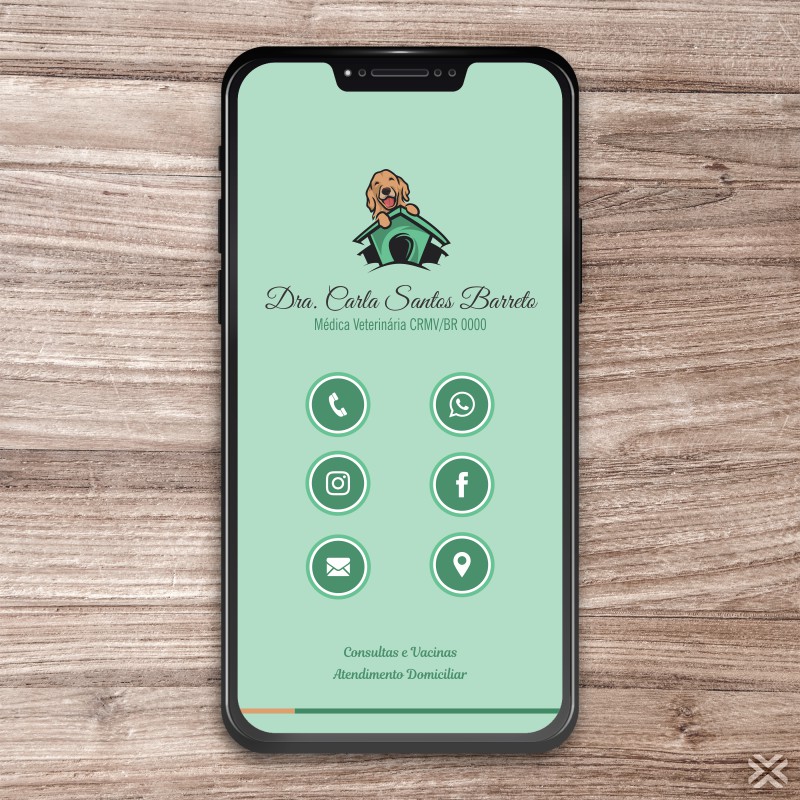 Cartão Digital Veterinário 3082