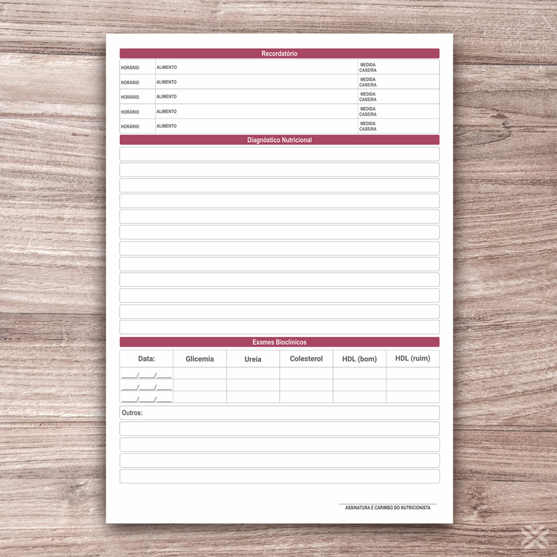Ficha Anamnese Nutricionista 2420 - Imagem 3