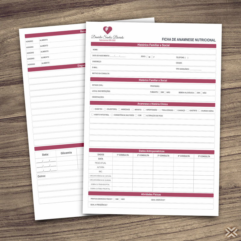 Ficha Anamnese Nutricionista 2420