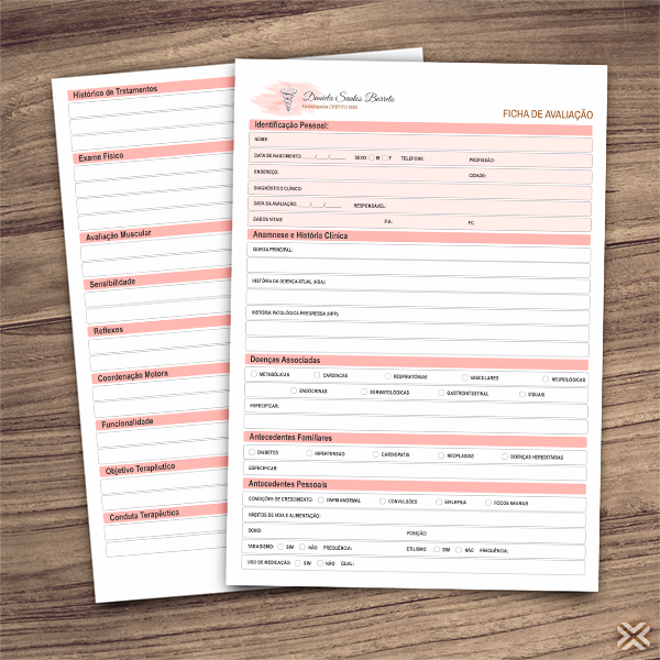Ficha Avaliação Fisioterapeuta 09102