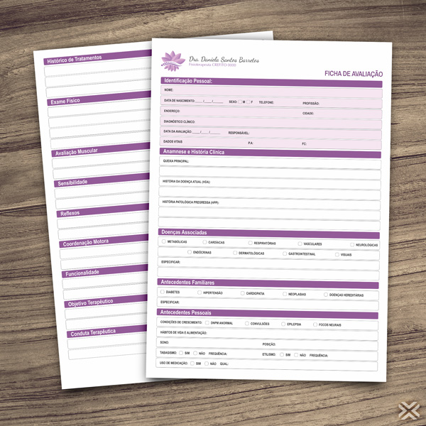 Ficha Avaliação Fisioterapeuta 0921