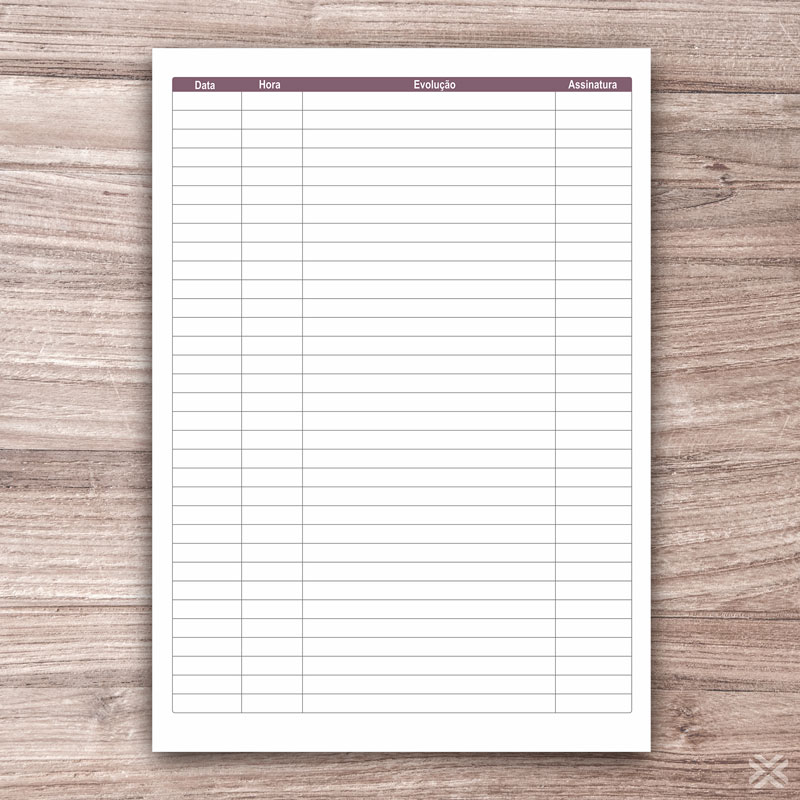 Ficha Evolução Fisioterapeuta 0943 - Imagem 3