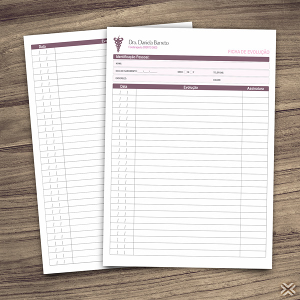 Ficha Evolução Fisioterapeuta 0943