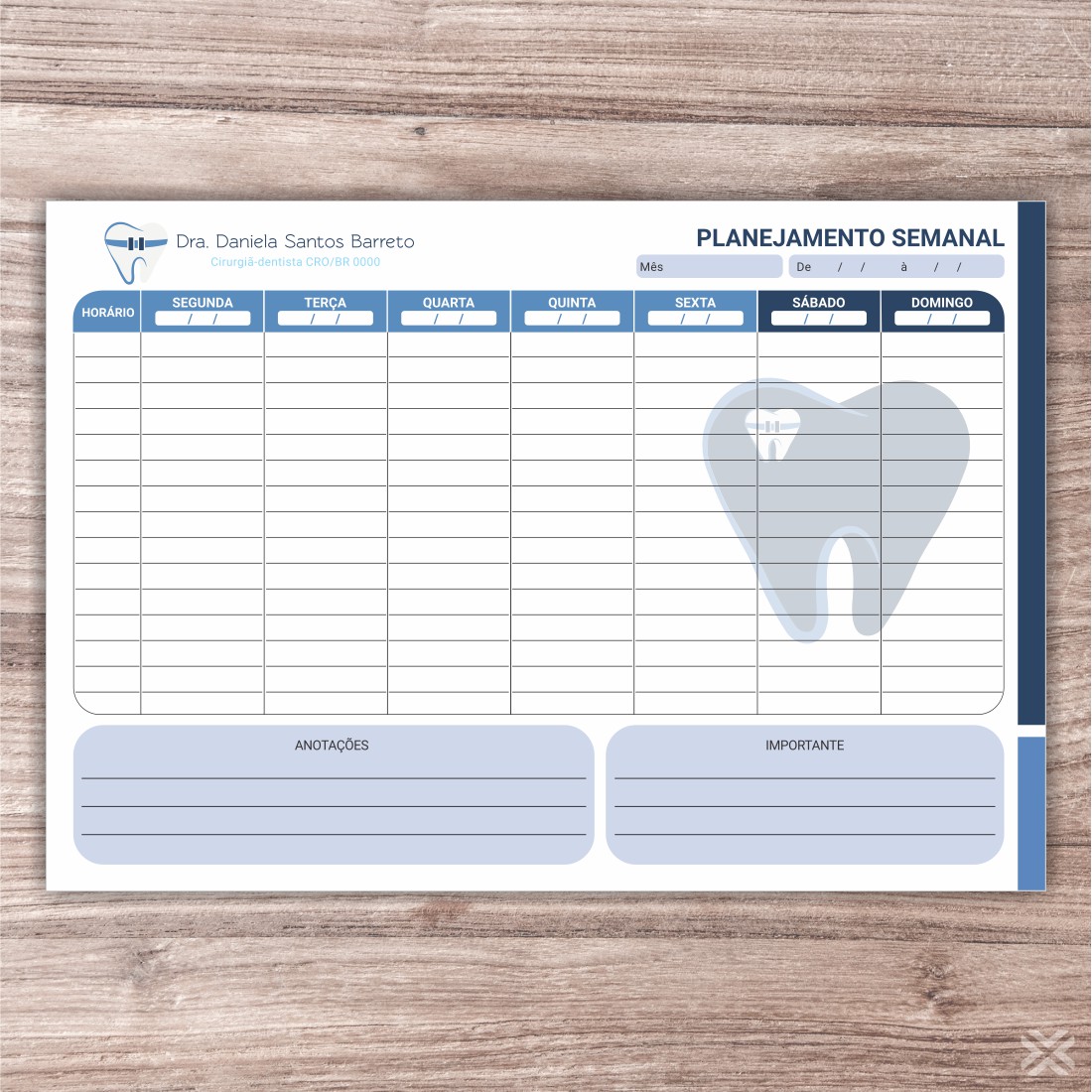 Planner Dentista 0664