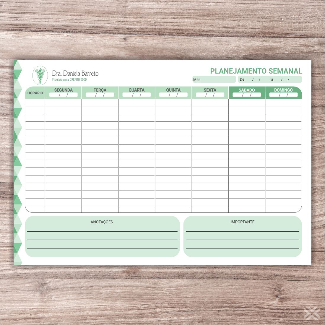 Planner Fisioterapeuta 0932