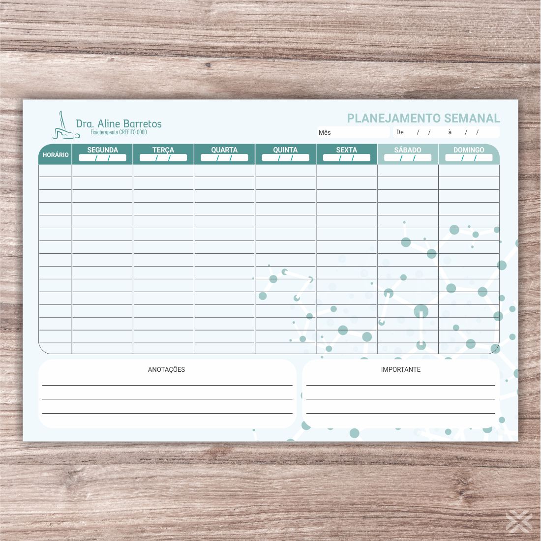 Planner Fisioterapeuta 0993