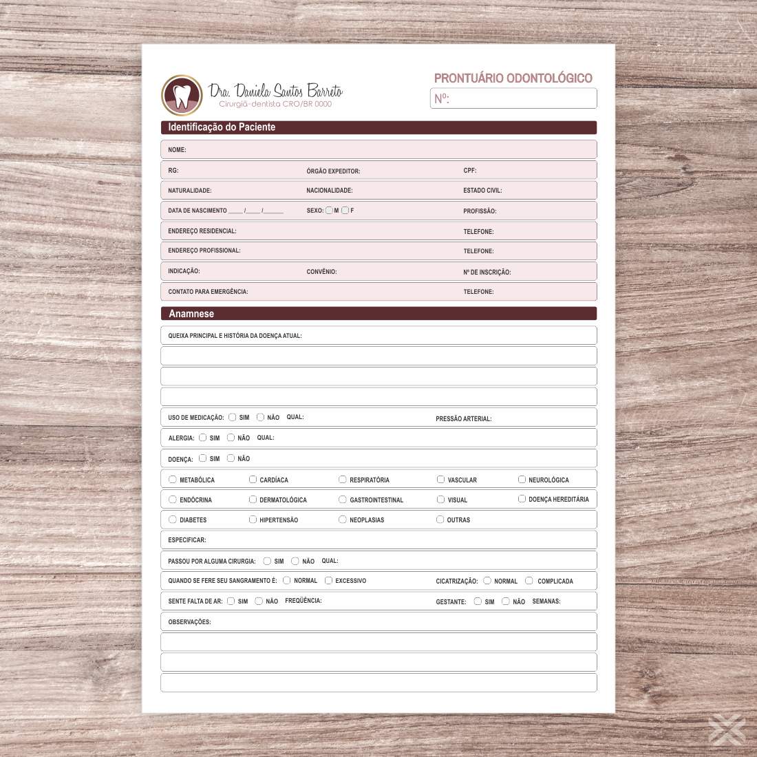 Prontuário Dentista 0683 - Imagem 2
