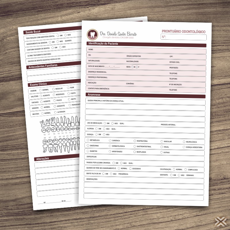 Prontuário Dentista 0683