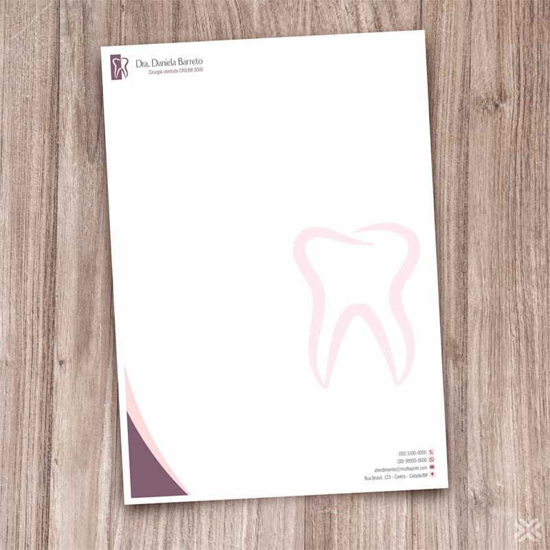 Timbrado A4 Dentista 0628