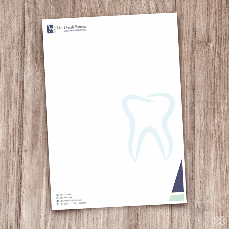 Timbrado A4 Dentista 0632
