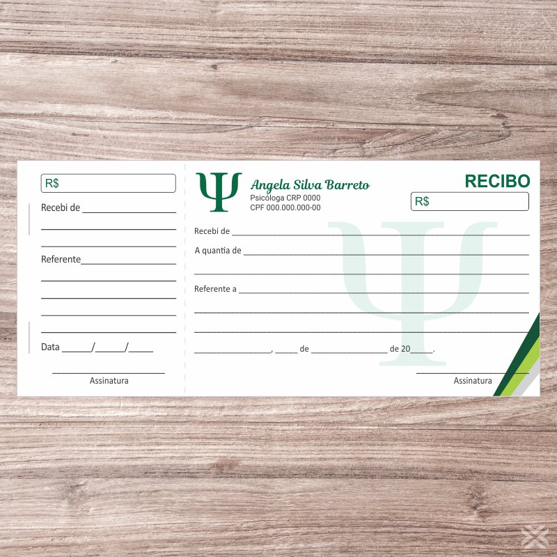 Recibo Psicólogo 2709 - Imagem 2