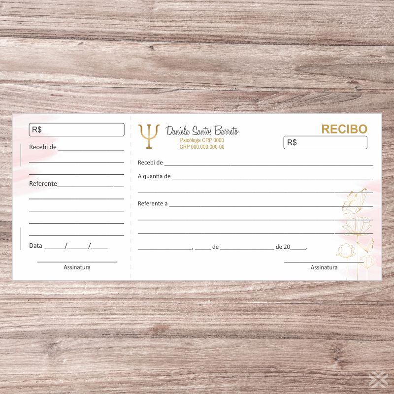Recibo Psicólogo 27134 - Imagem 2