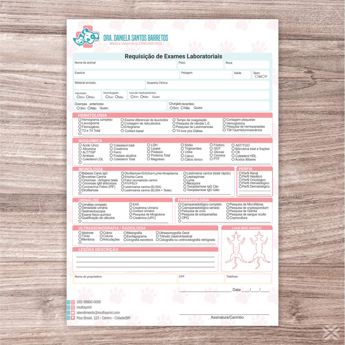 Requisição de Exames Laboratoriais 30118